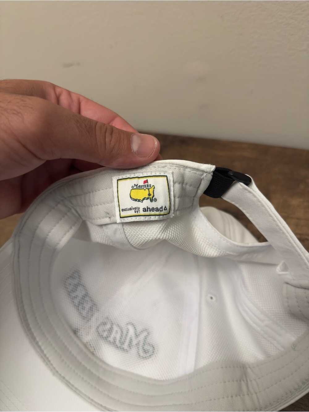 2026 Masters Hat By Ahead. New With Tags. 6 Panel. Performance. Velcro Back Snap - Picture 6 of 6